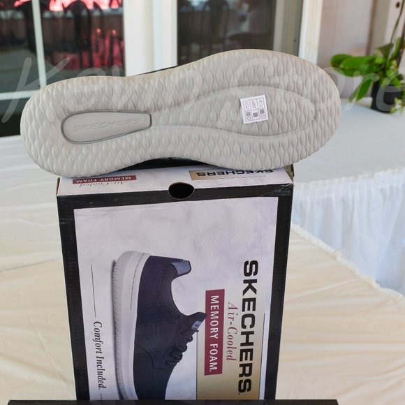 2 pairs  Skechers bundle shoes BLACK+nAVY  men shoes - Picture 8 of 16